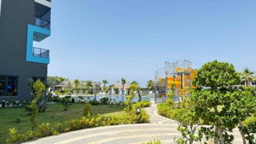 Продаётся новая квартира 1+1 в Алании (Авсаллар), PİNE GARDEN, 50