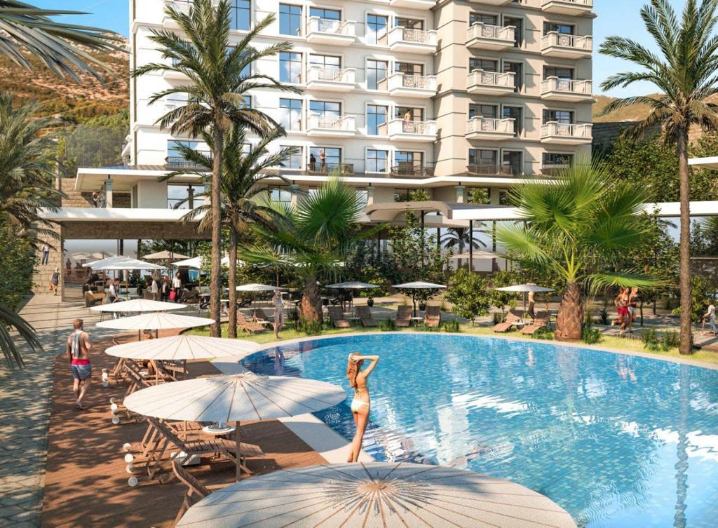Современная квартира 1+1 в Mahmutlar, Alanya — жилой комплекс Exodus Resort Comfort City