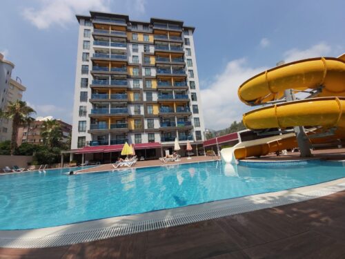 Яркая студия 1+0 (42 м²) в GRANADA CITY, центр Алании.