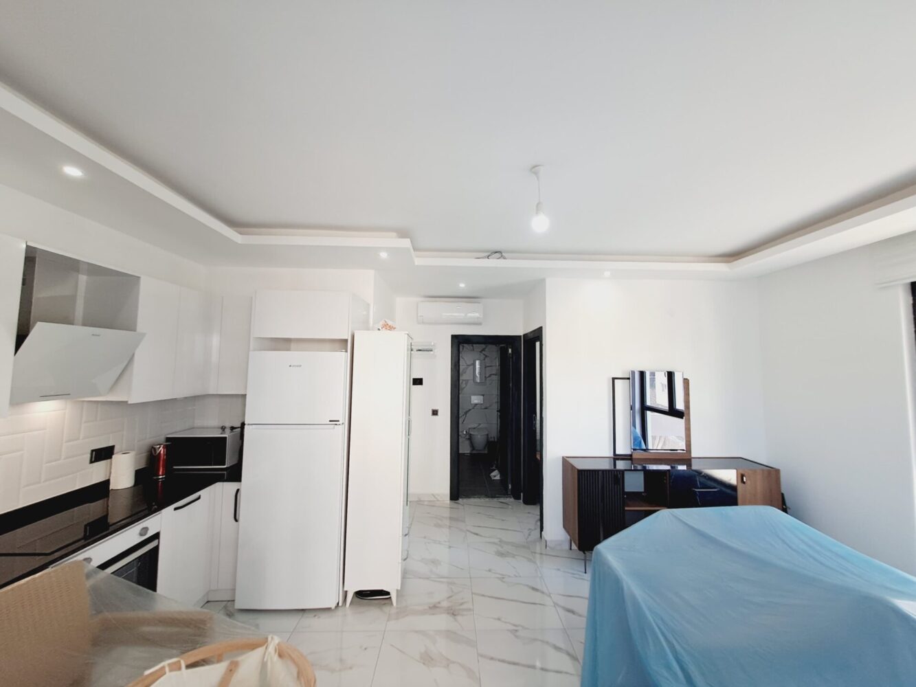 Меблированная квартира 1+1 в комплексе INFINITY CITY, Авсаллар (Алания)