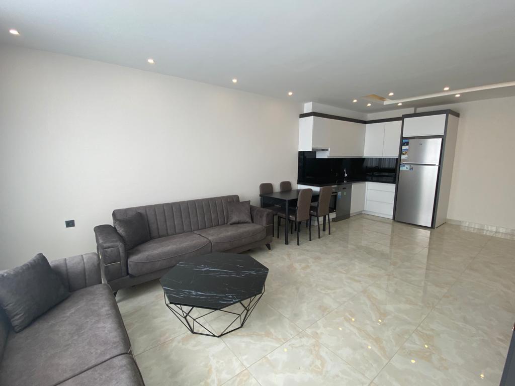 Просторная квартира 1+1 в Konak Twin Cleopatra, центр Алании