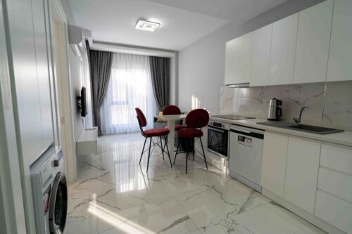 Продается меблированная квартира 1+1 (49 м²) на 4 этаже в
