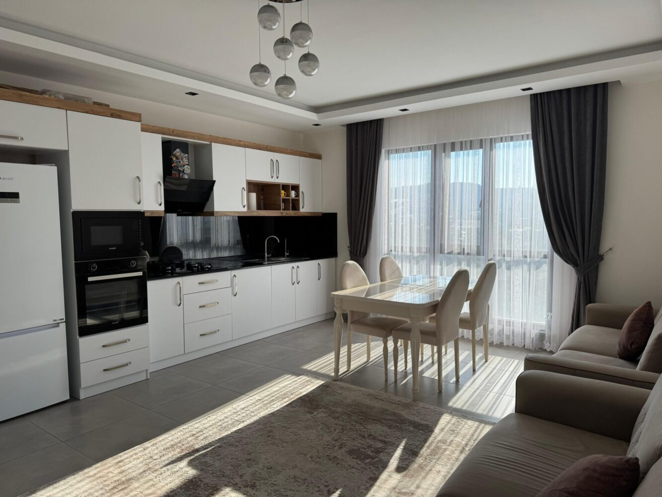 Квартира 2+1 в Алании вид на море (Махмутлар), 105 м² — THE COZY RESIDENCE