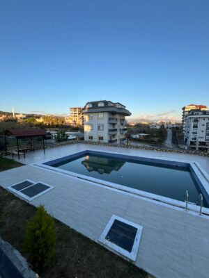 Просторная квартира в Алании у моря | Бассейн, сад, парковка